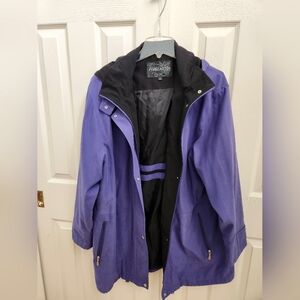 Women's Forecaster Sport Hooded Jacket - Lined & Insulated Purple & Black
